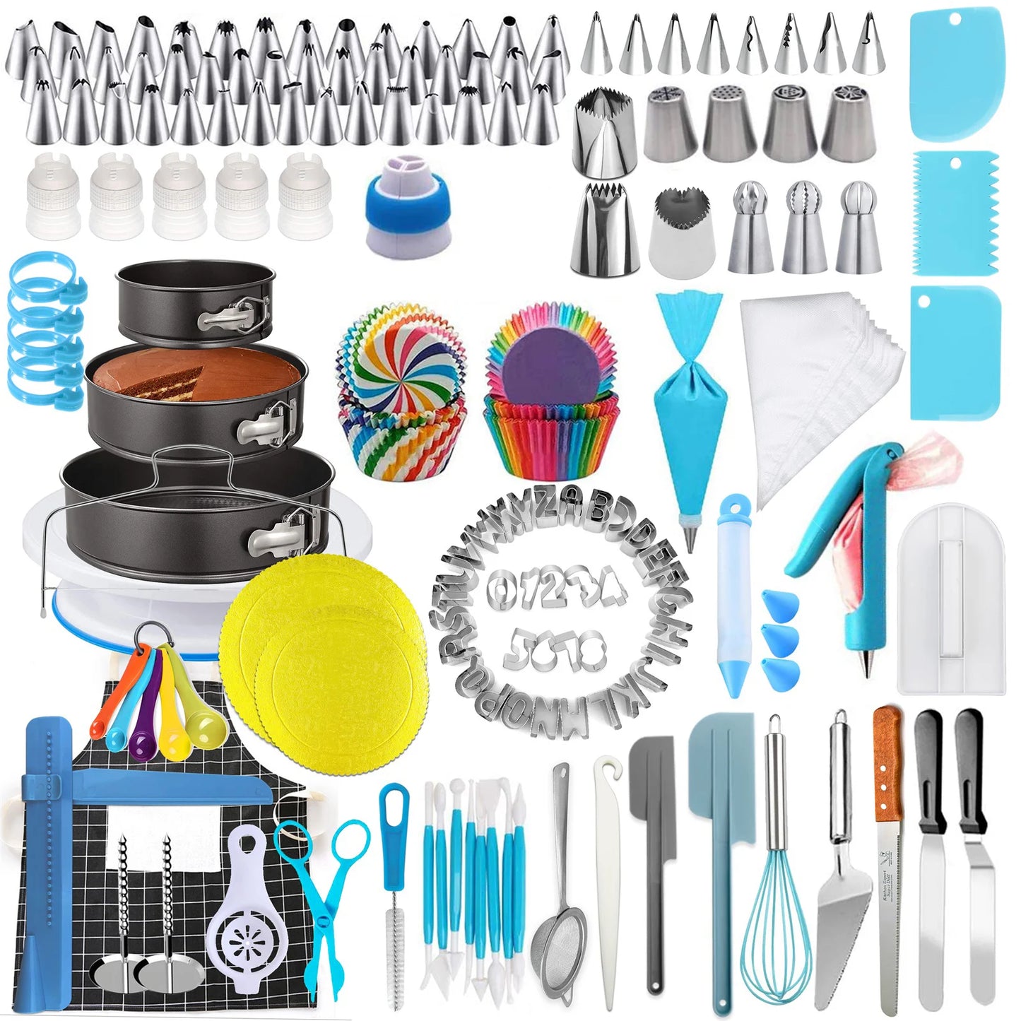 Ultimate DIY Cake Decorating Kit, 458 Pcs