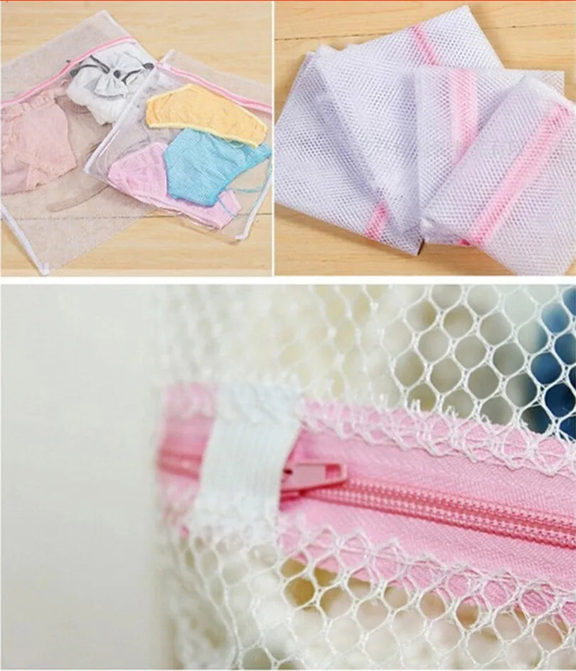 3Pcs Mesh Laundry Bags