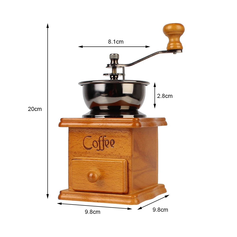 Retro Manual Coffee Bean Grinder