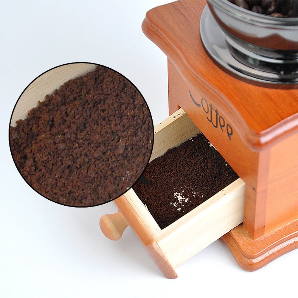 Retro Manual Coffee Bean Grinder