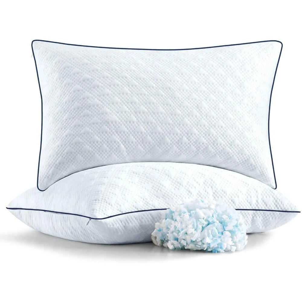 Cooling King Size Bed Pillows, Set of 2