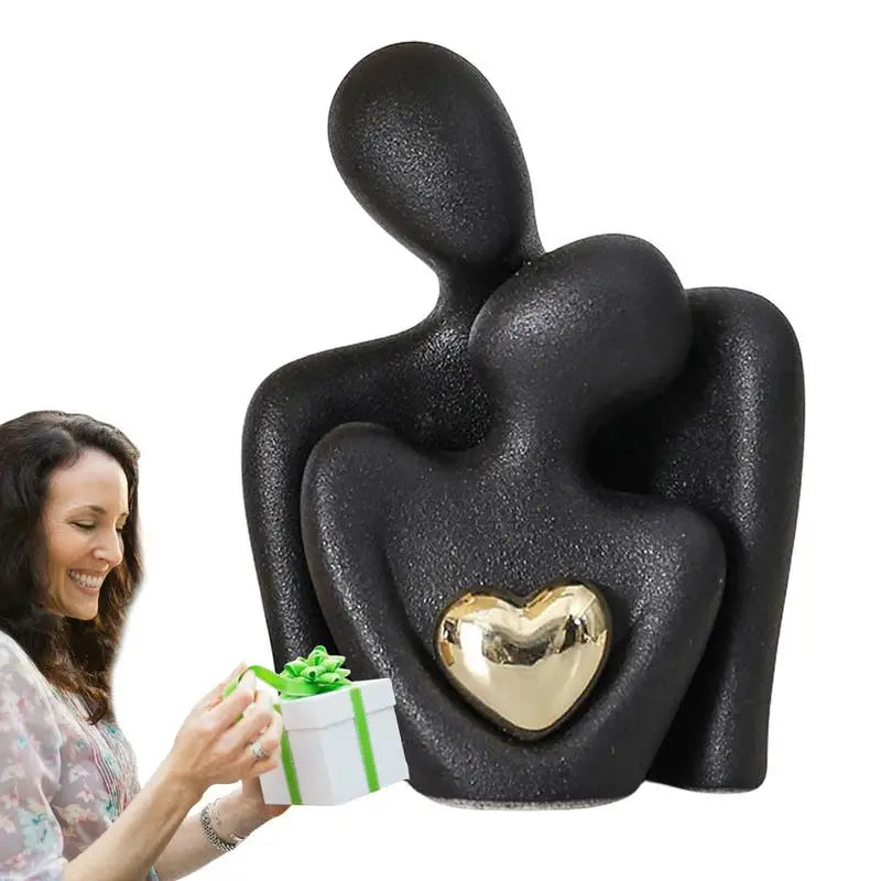 Decorative Abstract Couple Figurine