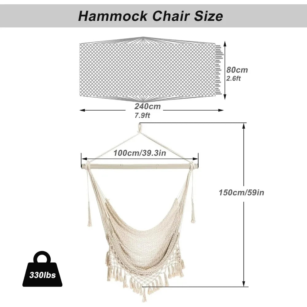 Indoor/Outdoor Hanging Chair Swing