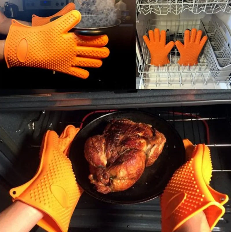 Heat Resistant Silicone Oven Glove