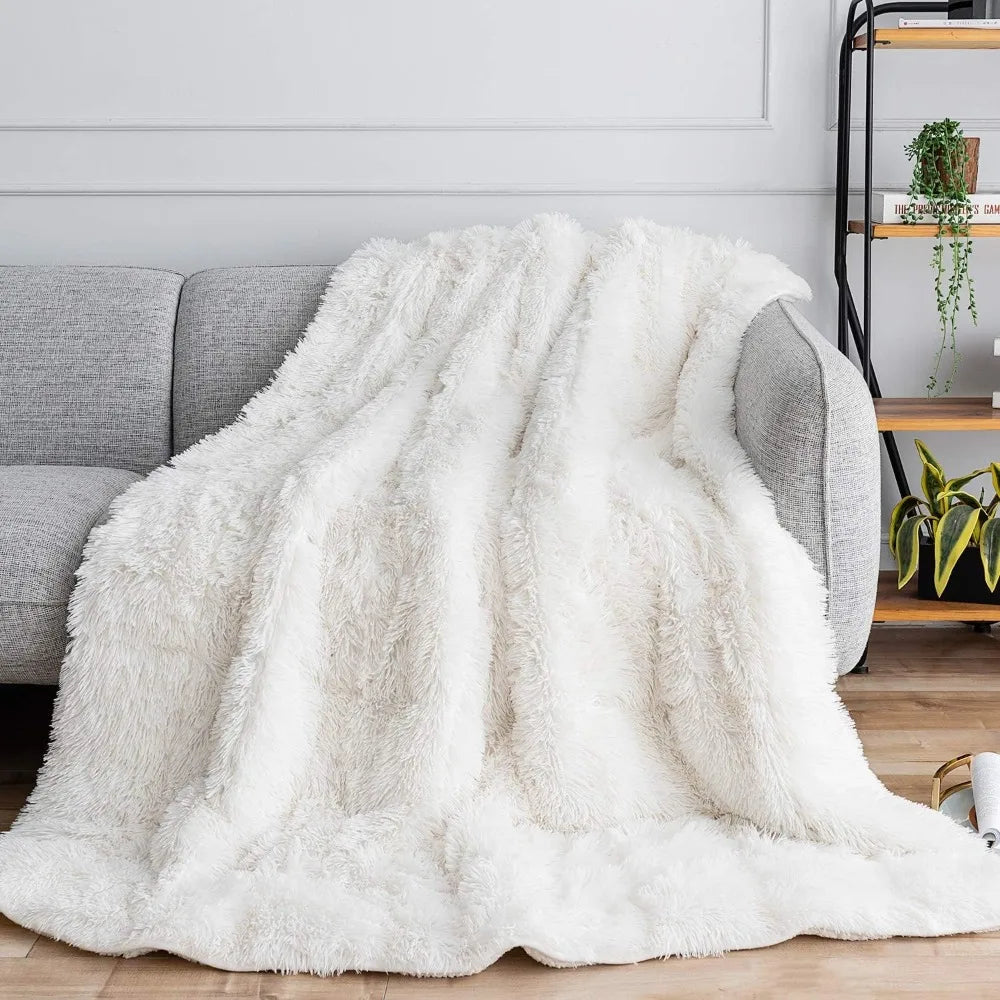 Super Soft Faux Fur Weighted Blanket