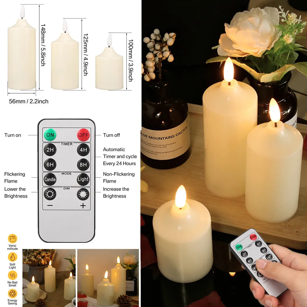 Flameless LED Candles