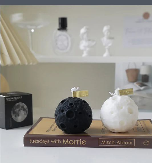 3D Black Moon Scented Candles