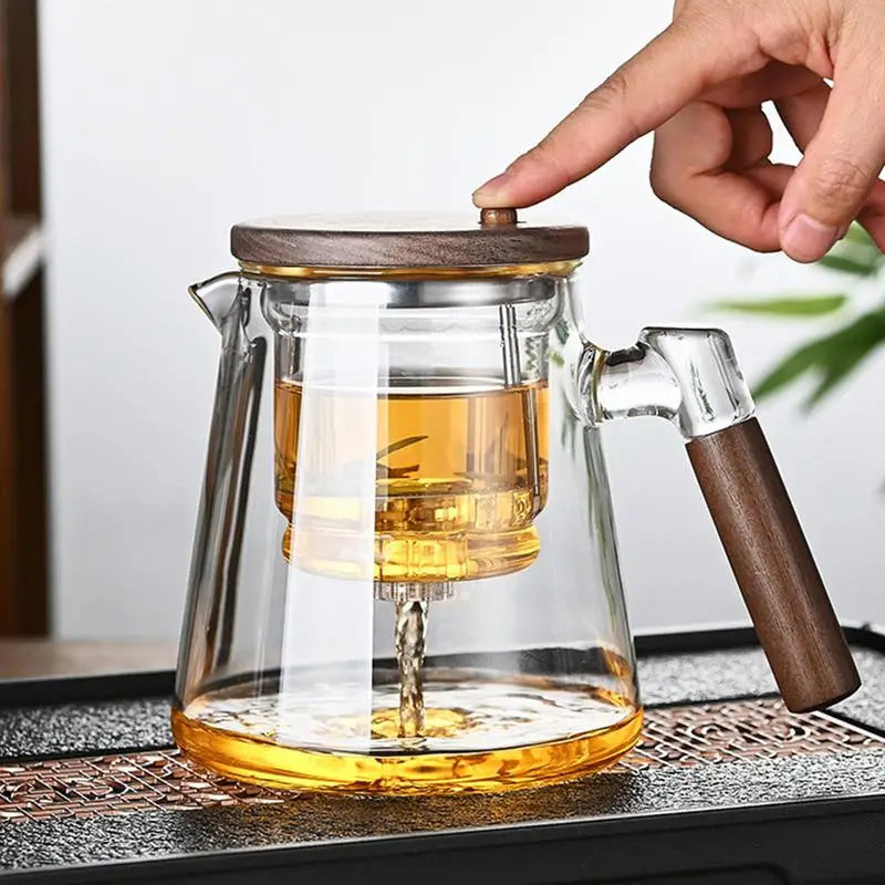 Press Filter Teapot With Strainer, 750ml