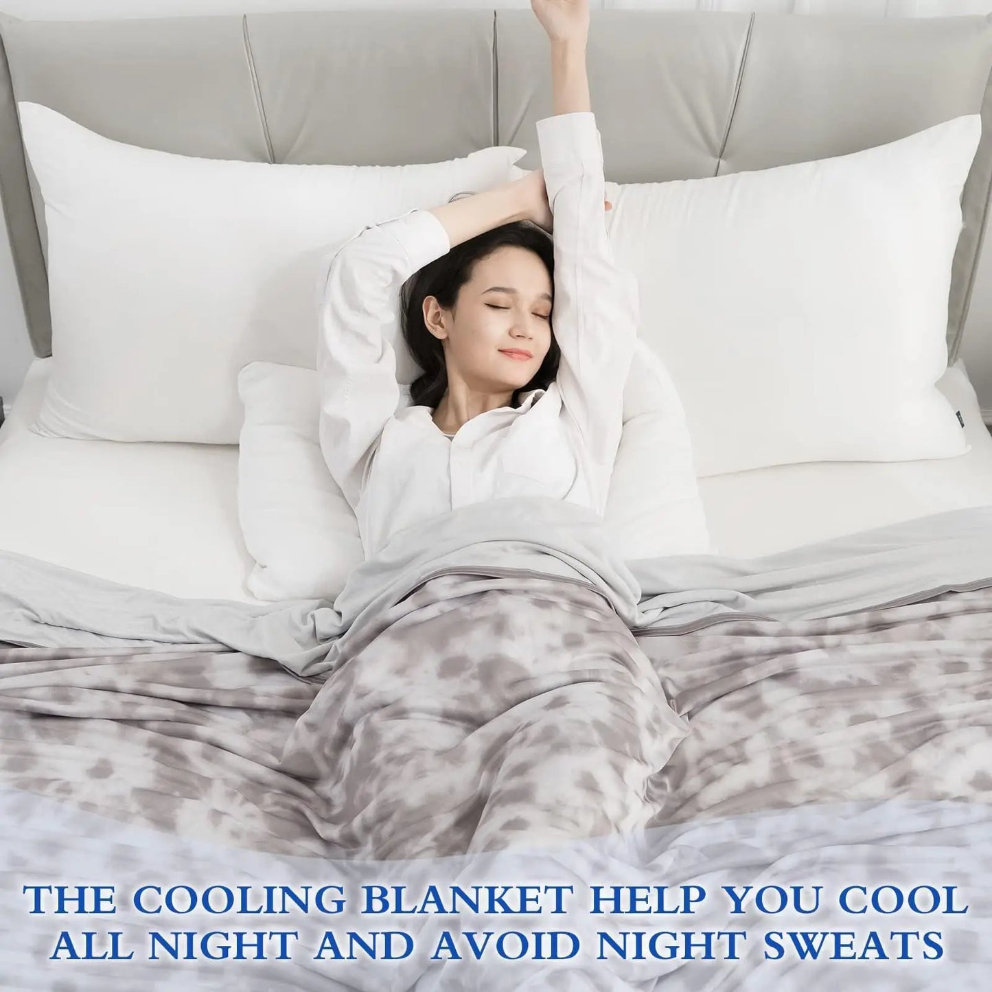 Double Sided Cold Effect Cooling Blanket