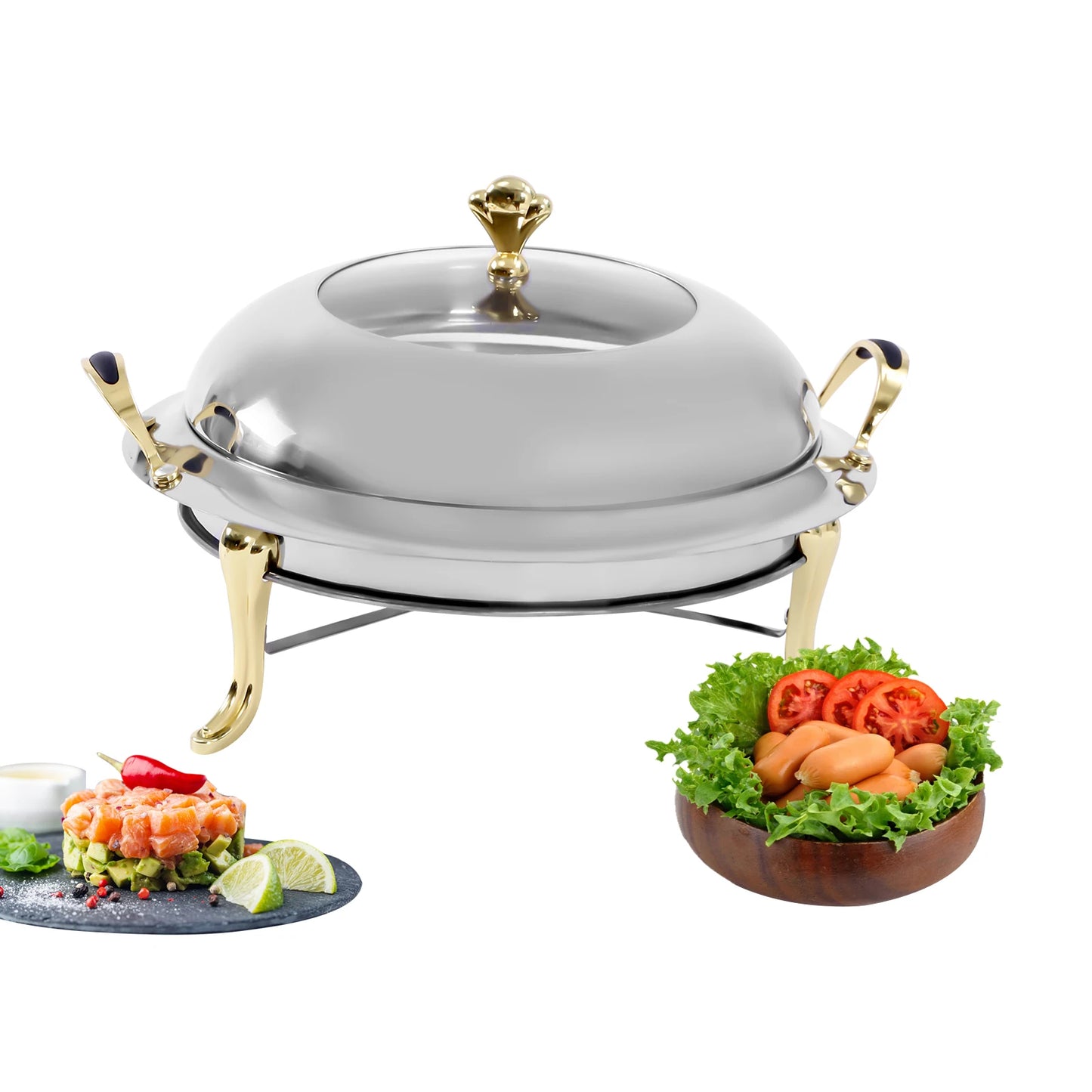 Stainless Steel Round Chafing Dish