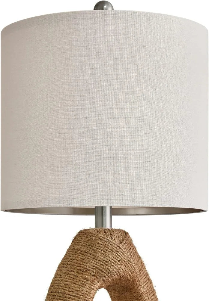 Rattan Table Lamps, 19”