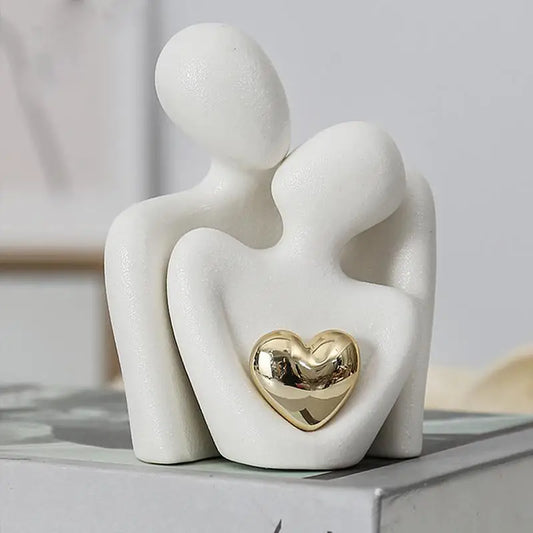 Decorative Abstract Couple Figurine