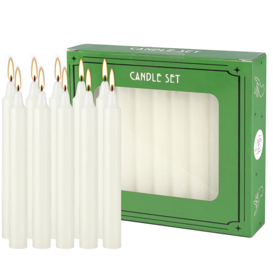 20 Ivory inch Pole Candles,