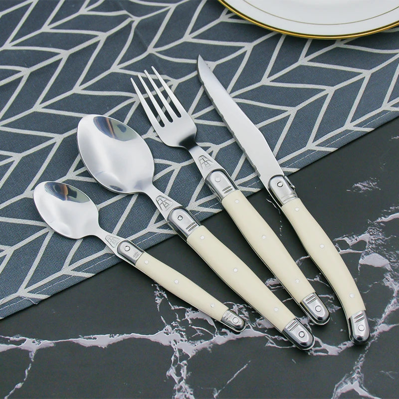 Stainless Steel  Silverware, 4/6/24pcs