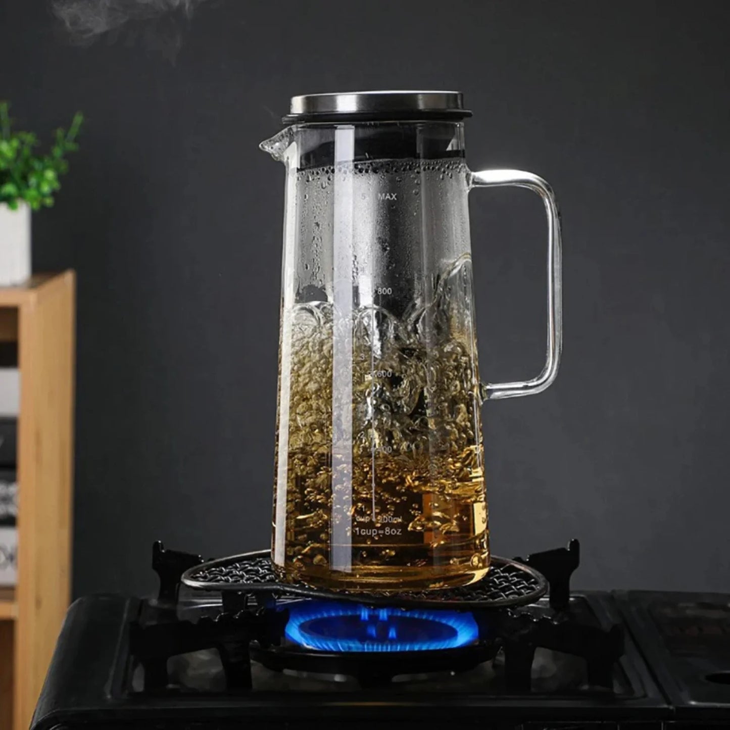 Glass Cold Brew Coffee Pot with Filter