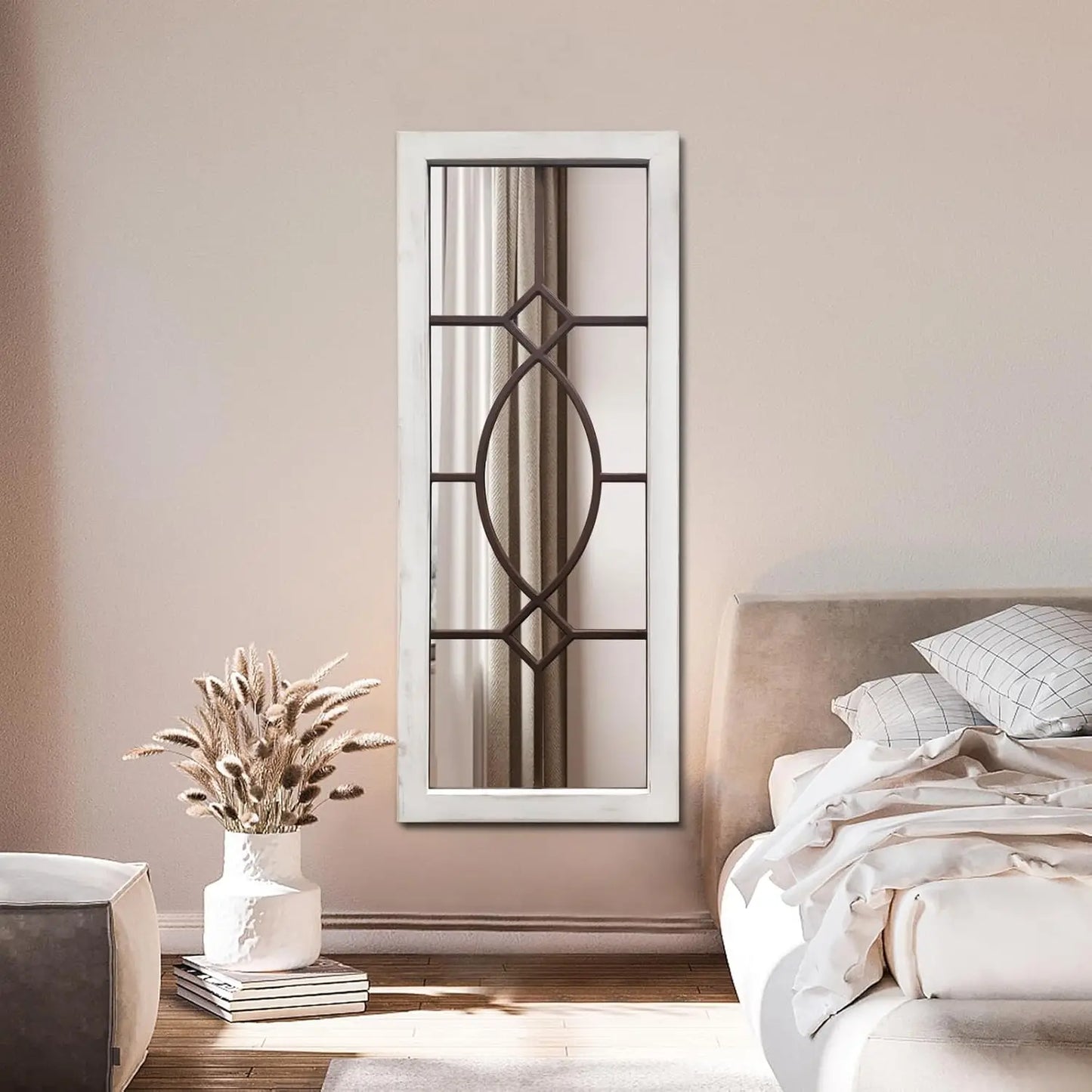 Large Decorative Mirror, 43.3" x 17.7"