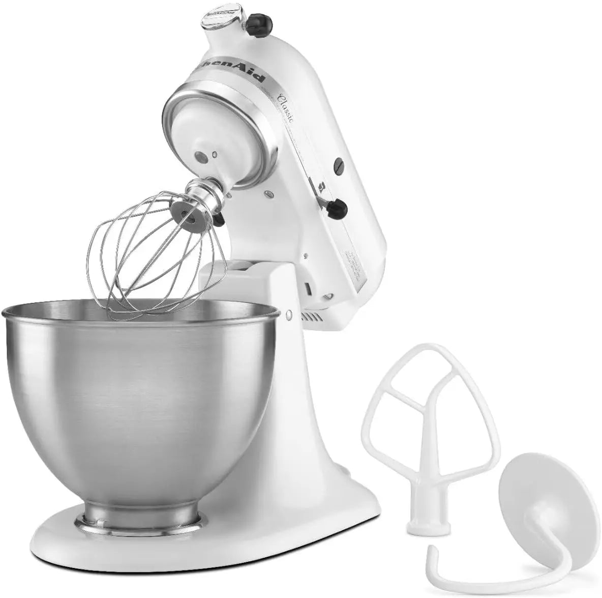 4.5 Quart Tilt-Head Stand Mixer K45SS, White