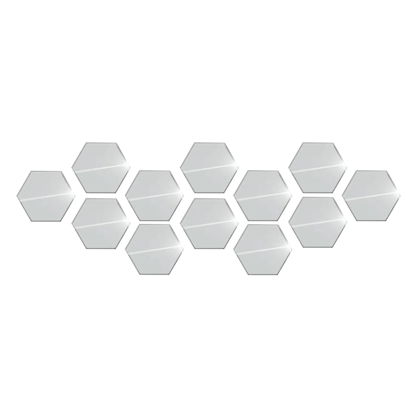 Hexagon Mirror Stickers