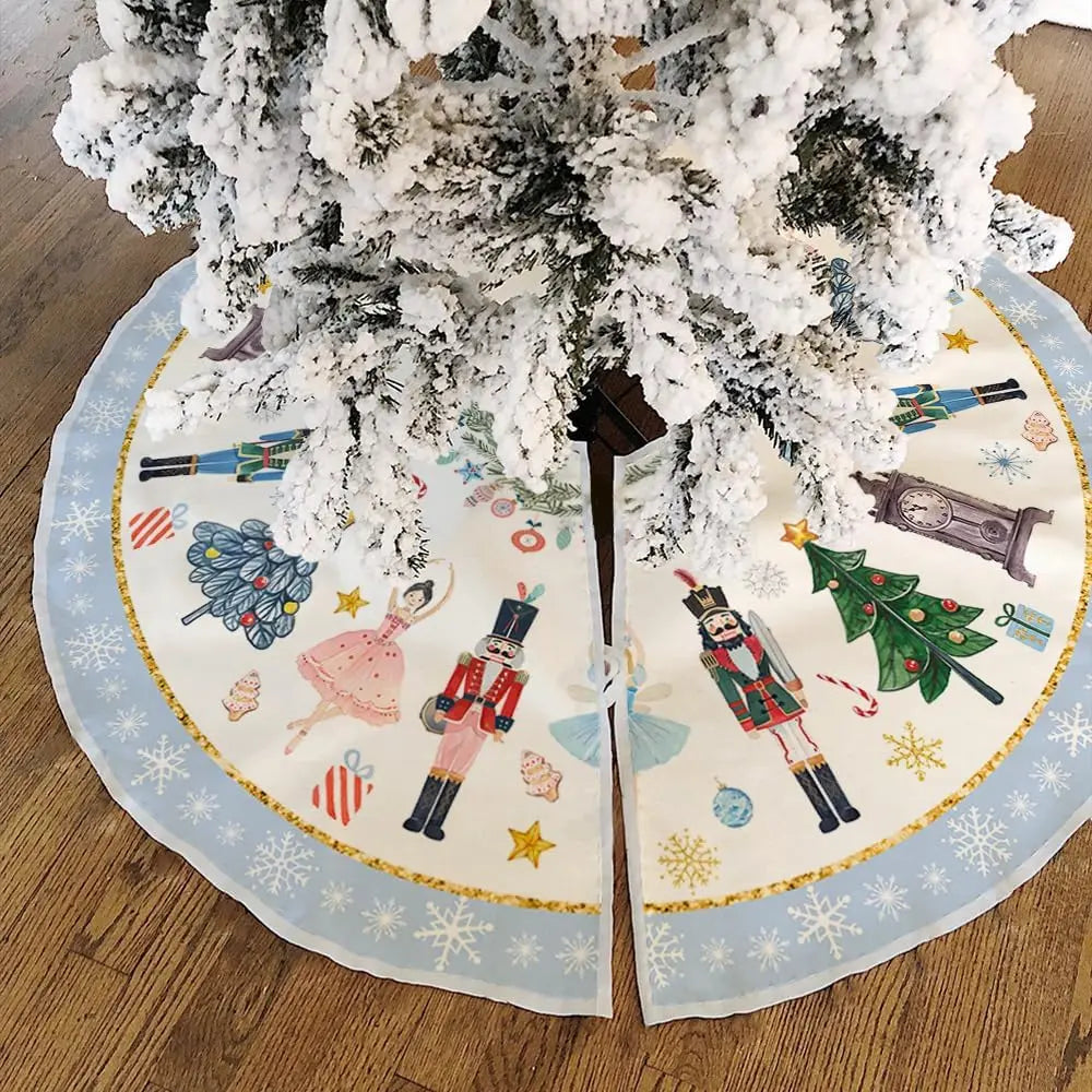 Nutcracker Christmas Tree Skirt, 48"