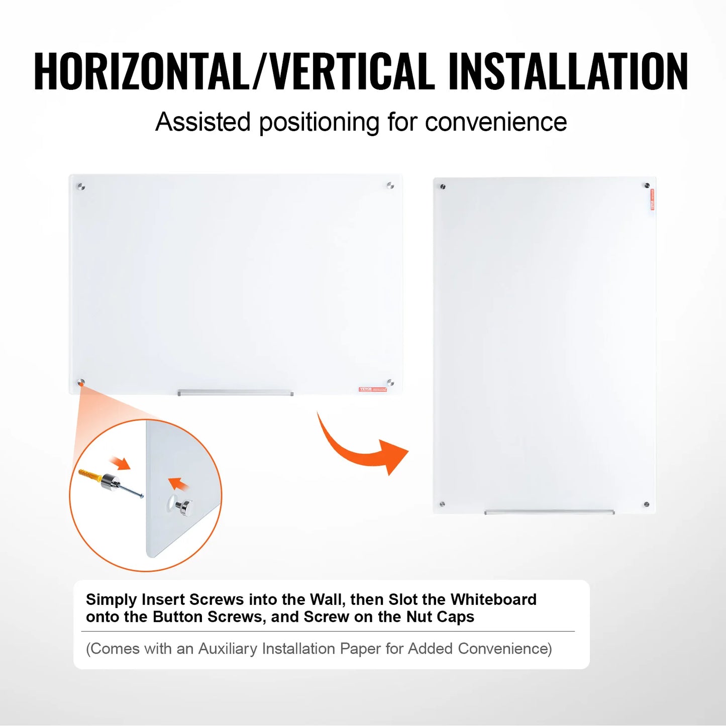 Magnetic Glass Whiteboard