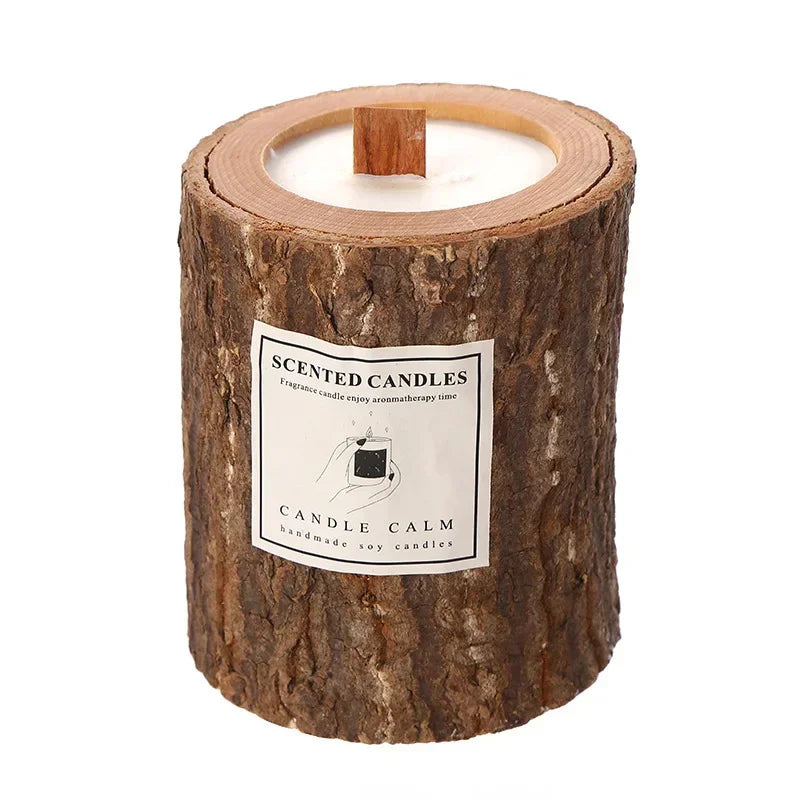 Wooden Scented Candle Living Room