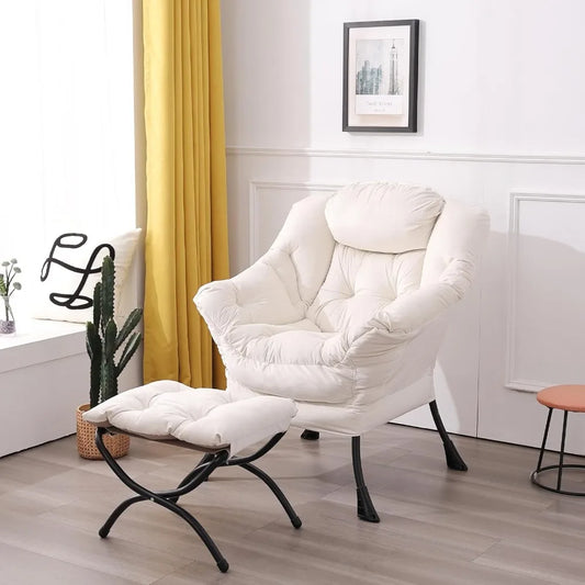 Accent/Reading Chair With Ottoman