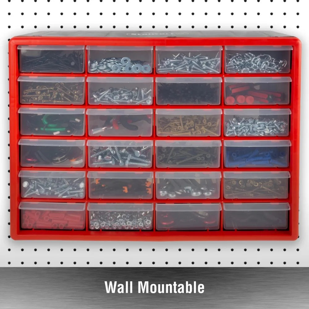 Plastic 24 Drawer Organizer