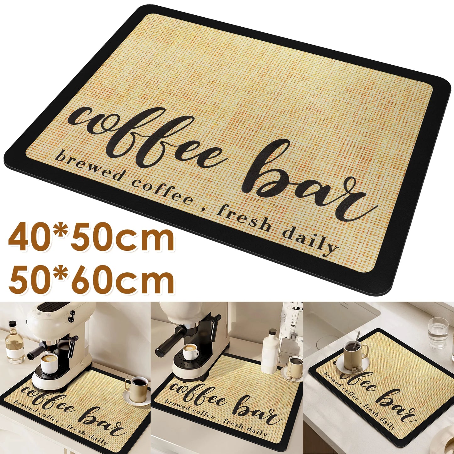 Coffee Maker Absorbent Mat