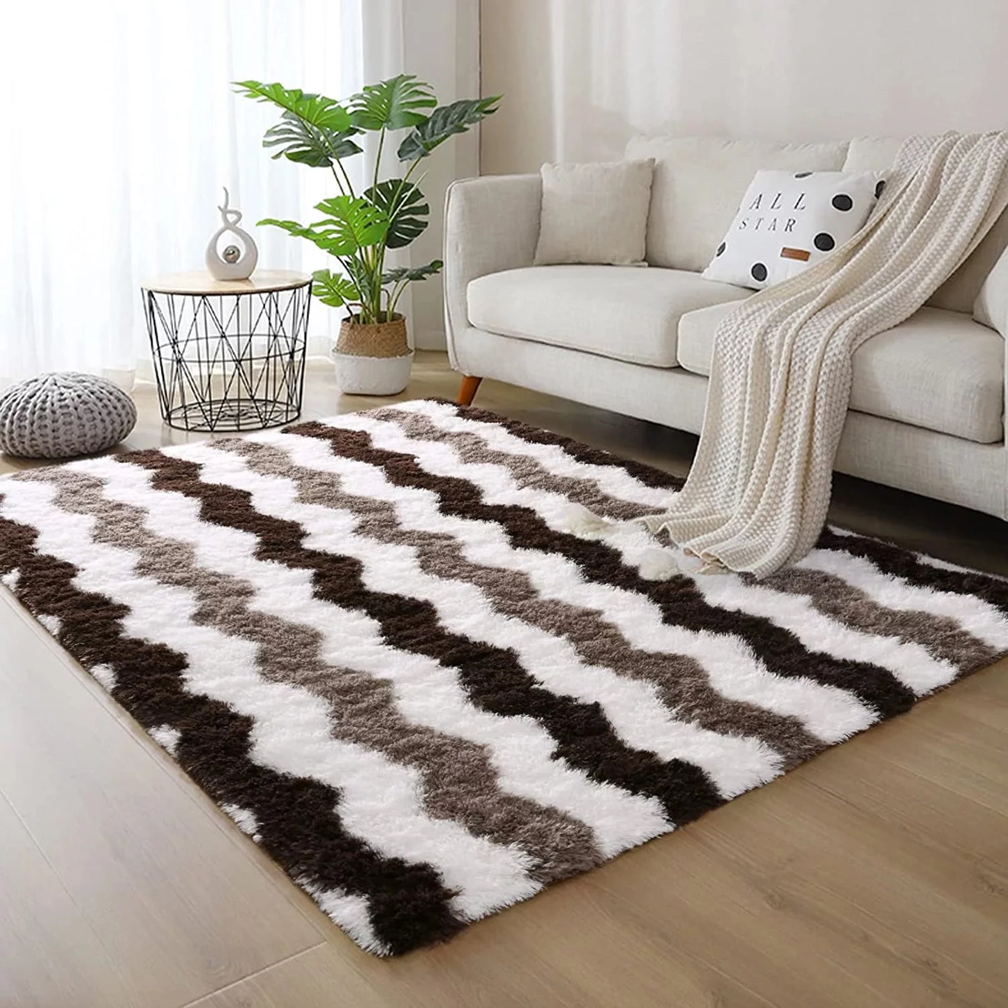 5x8ft Plush Area Rug