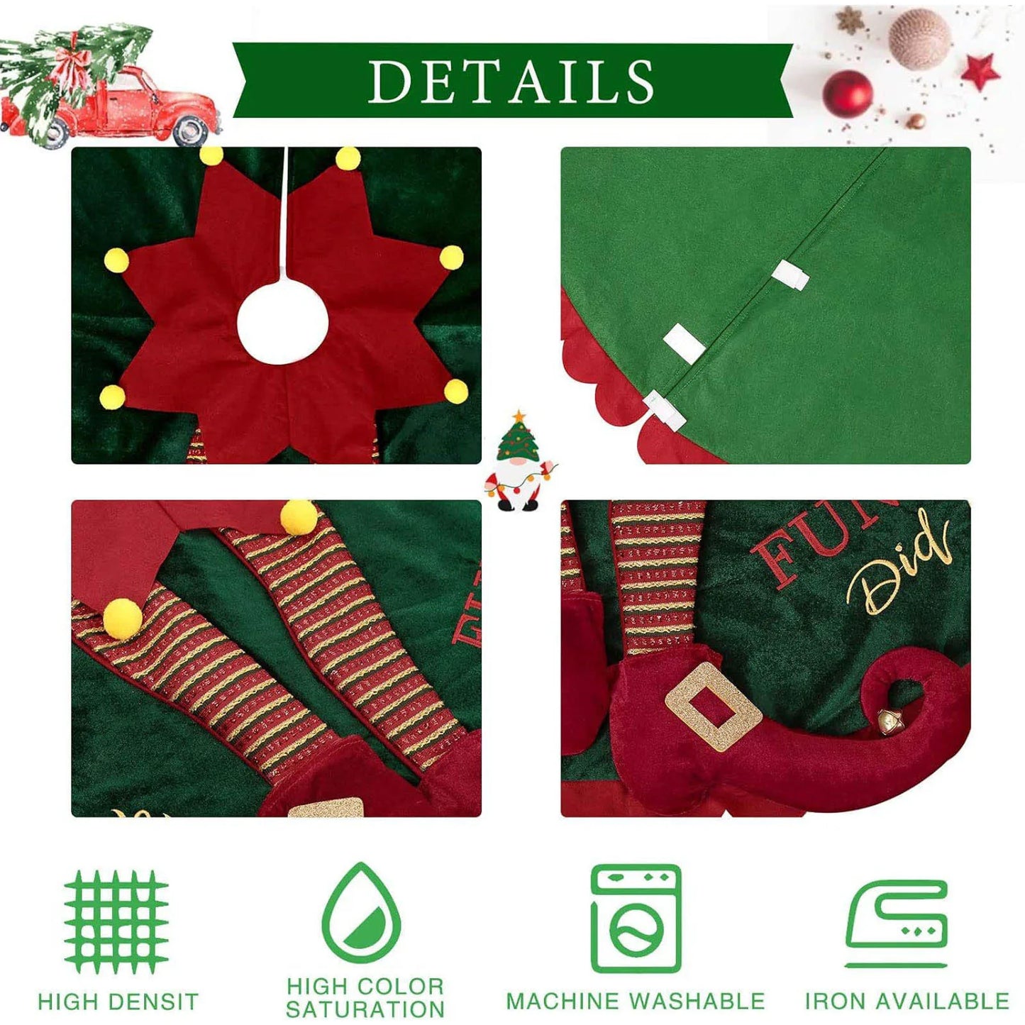 Elf Christmas Tree Skirt