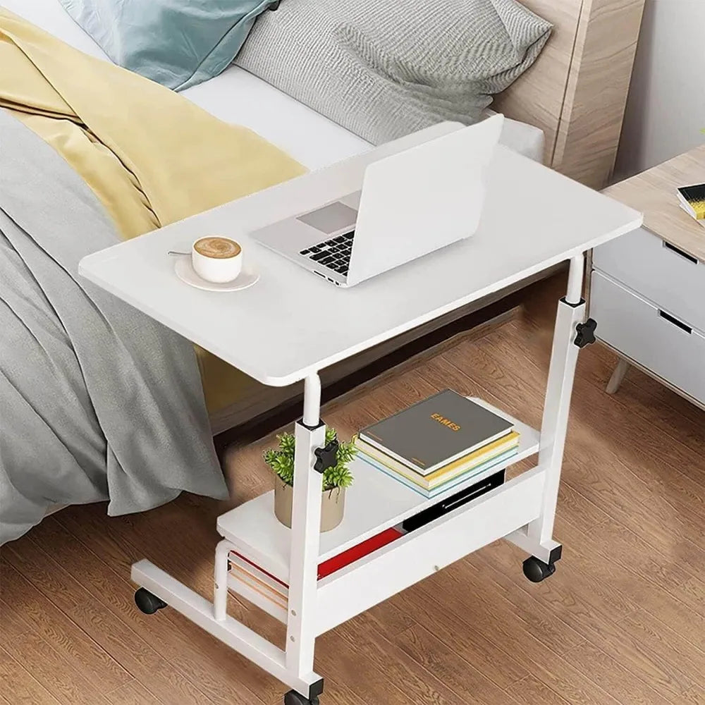 Adjustable Height Mobile Computer Desk