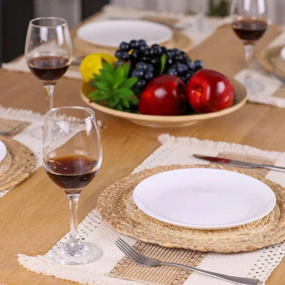 Woven Boho Placemat Set