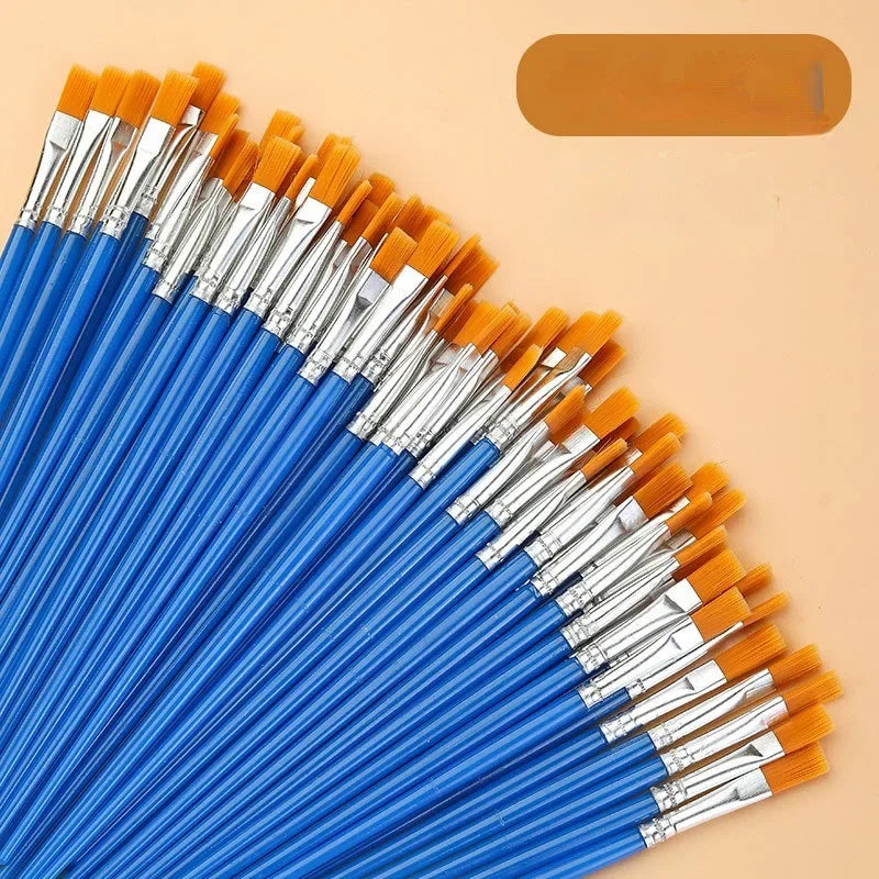 Nylon Hair Paint Brush Set, 10/20/50 pcs