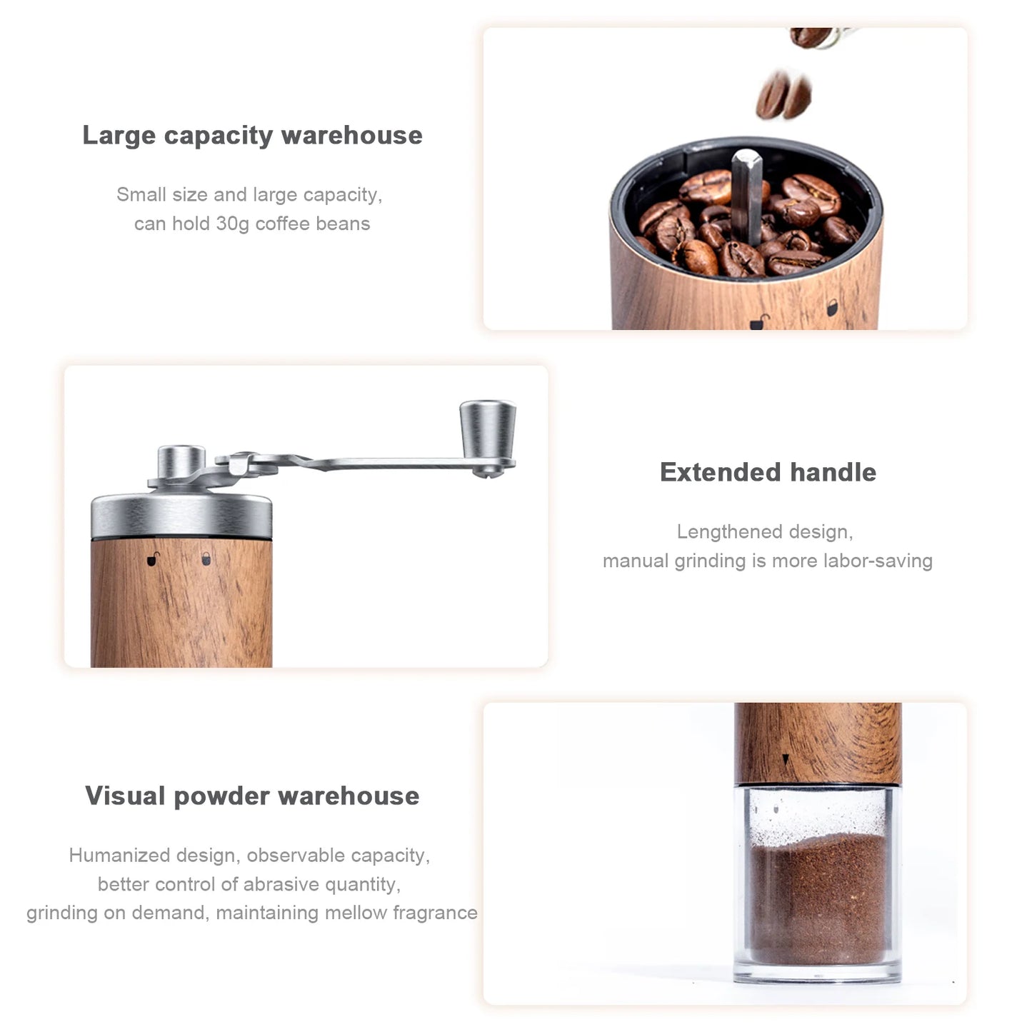 Manual Coffee Bean Hand Grinder