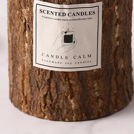 Wooden Scented Candle Living Room