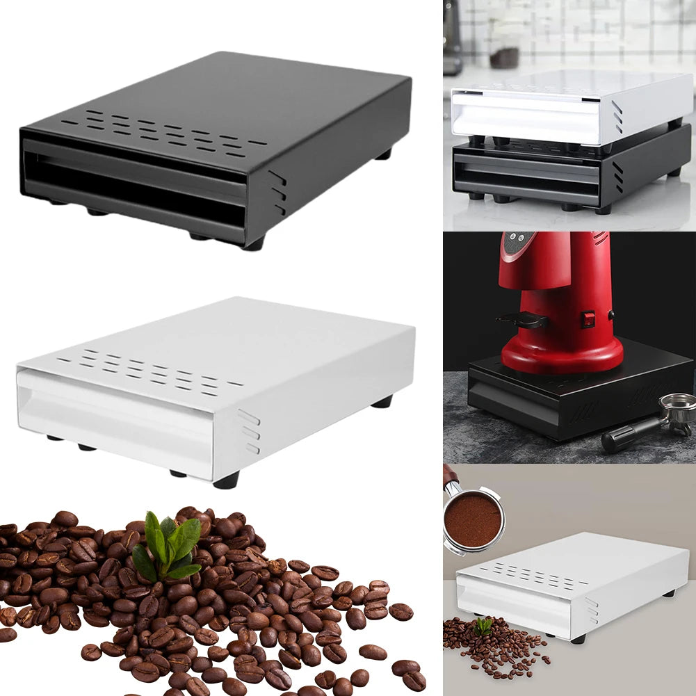 Stainless Steel Coffee Grounds Box