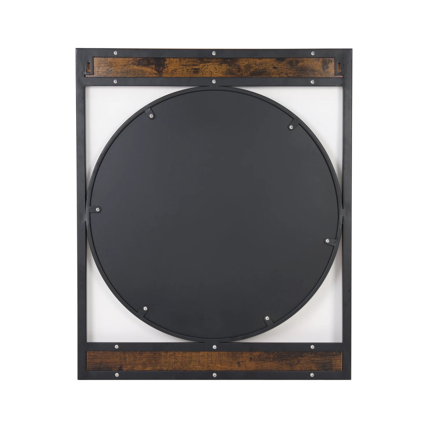 Industrial Wall Mounted Mirror, 63x76CM