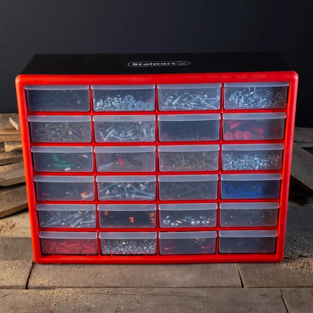 Plastic 24 Drawer Organizer