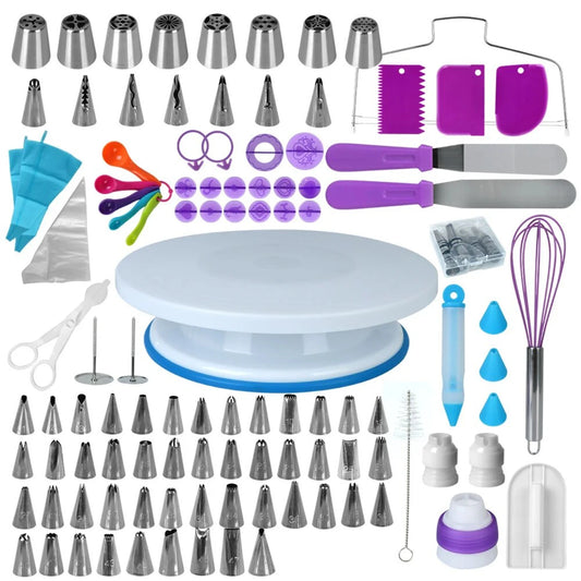 Deluxe 137-Piece Cake Decorating Tools Kit!