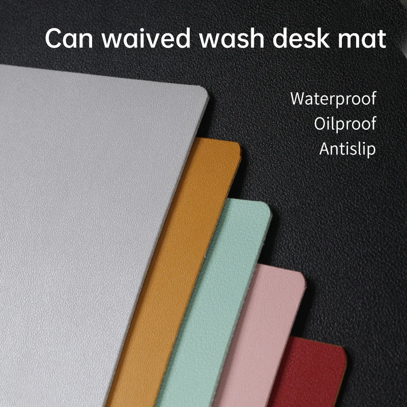 Waterproof Leather Desk Mat