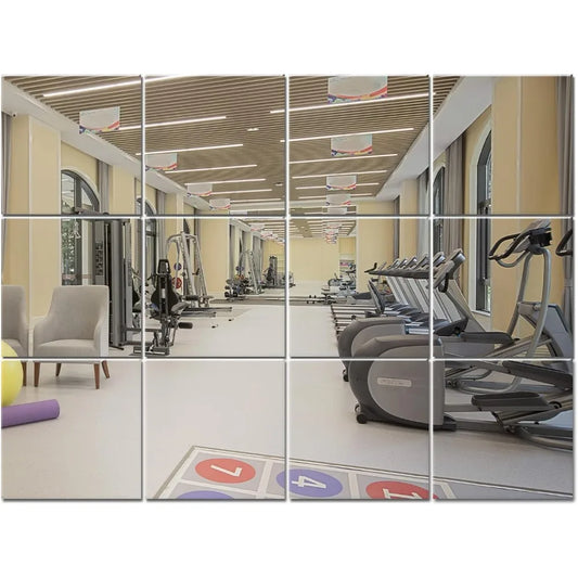 Mirror Tiles for Home Gym, 12x12PCS