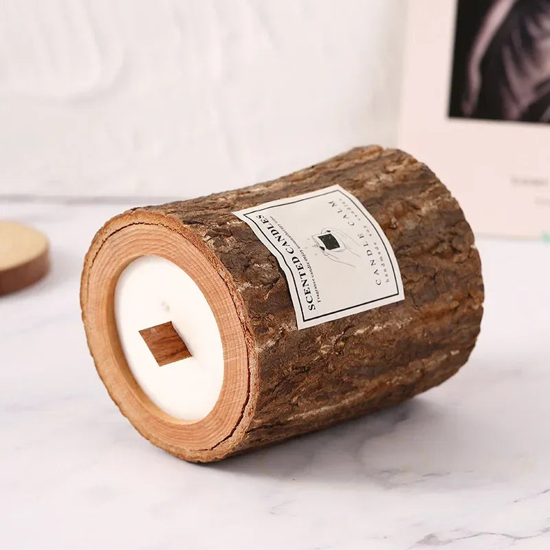 Wooden Scented Candle Living Room