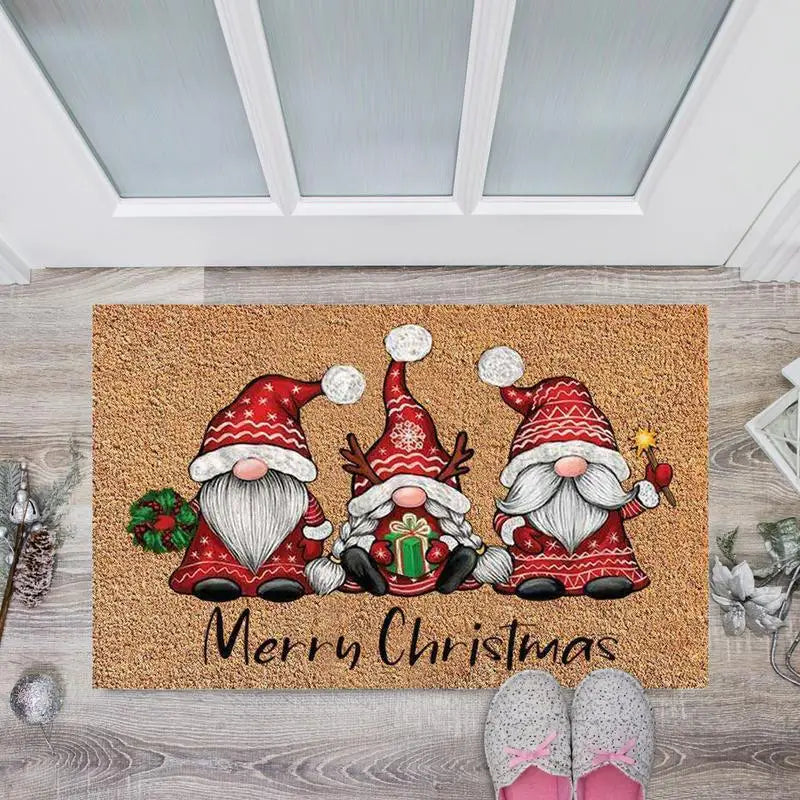 Christmas Gnome Decorative Doormat