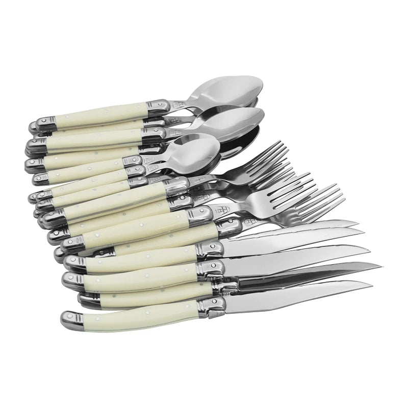 Stainless Steel  Silverware, 4/6/24pcs