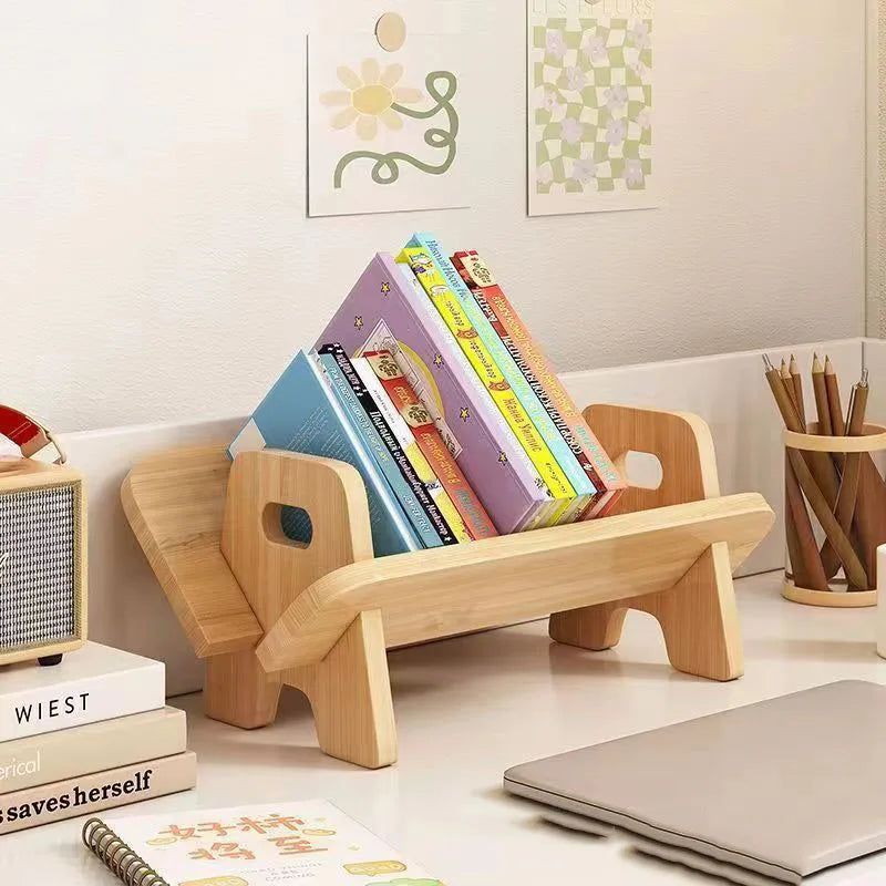 Wooden Magazine Rack