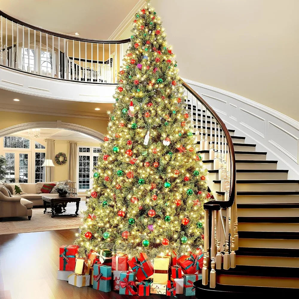 12ft Pre-lit  Artificial  Spruce Christmas Tree