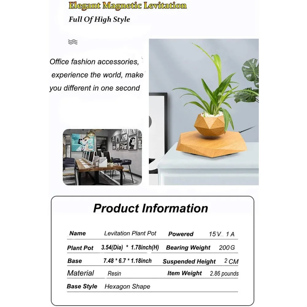Levitating Hexagon Planter