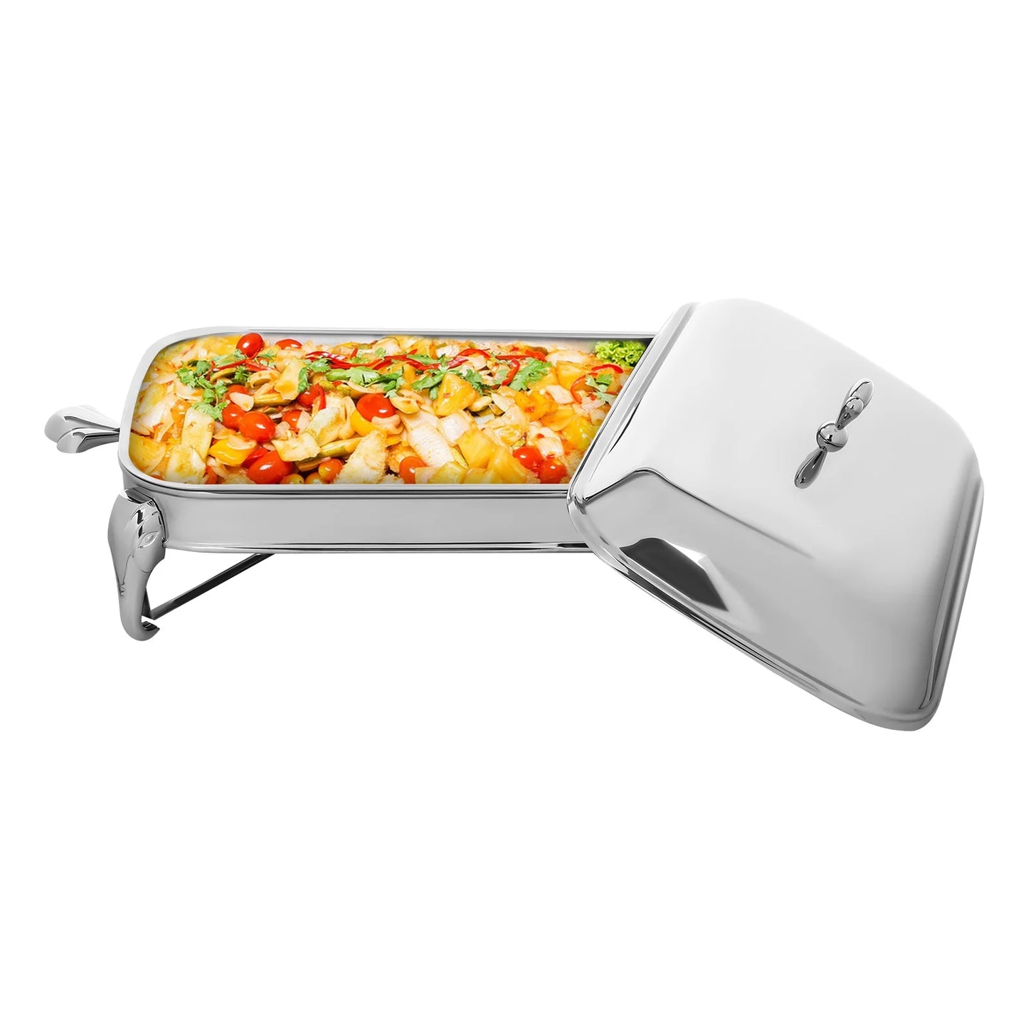 Oven Safe Glass Rectangle Chafing Dish