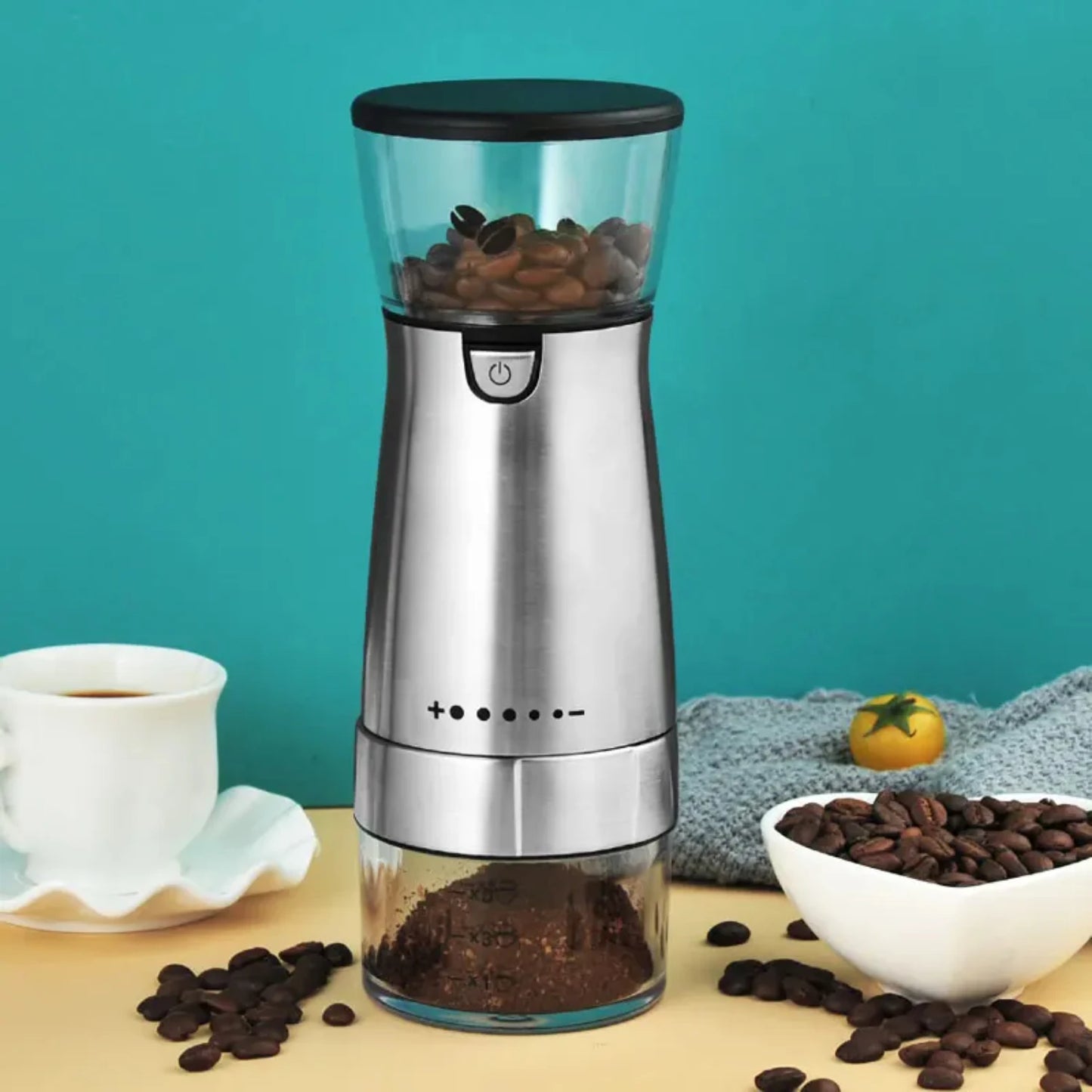 Stainless Steel USB Coffee Grinder