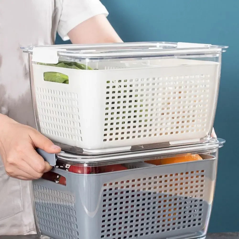 Refrigerator Crisper/Drain Basket